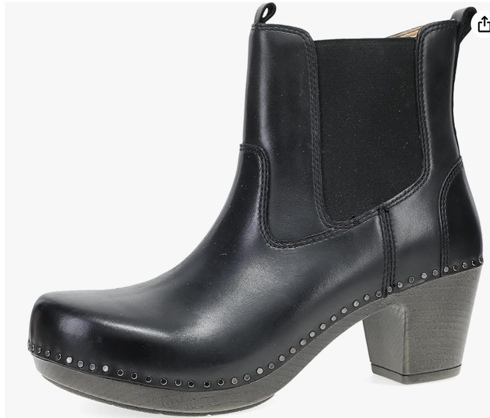 Dansko Shayna Bootie for Women - Energy-Return Footbed Black 9.5-10 M US